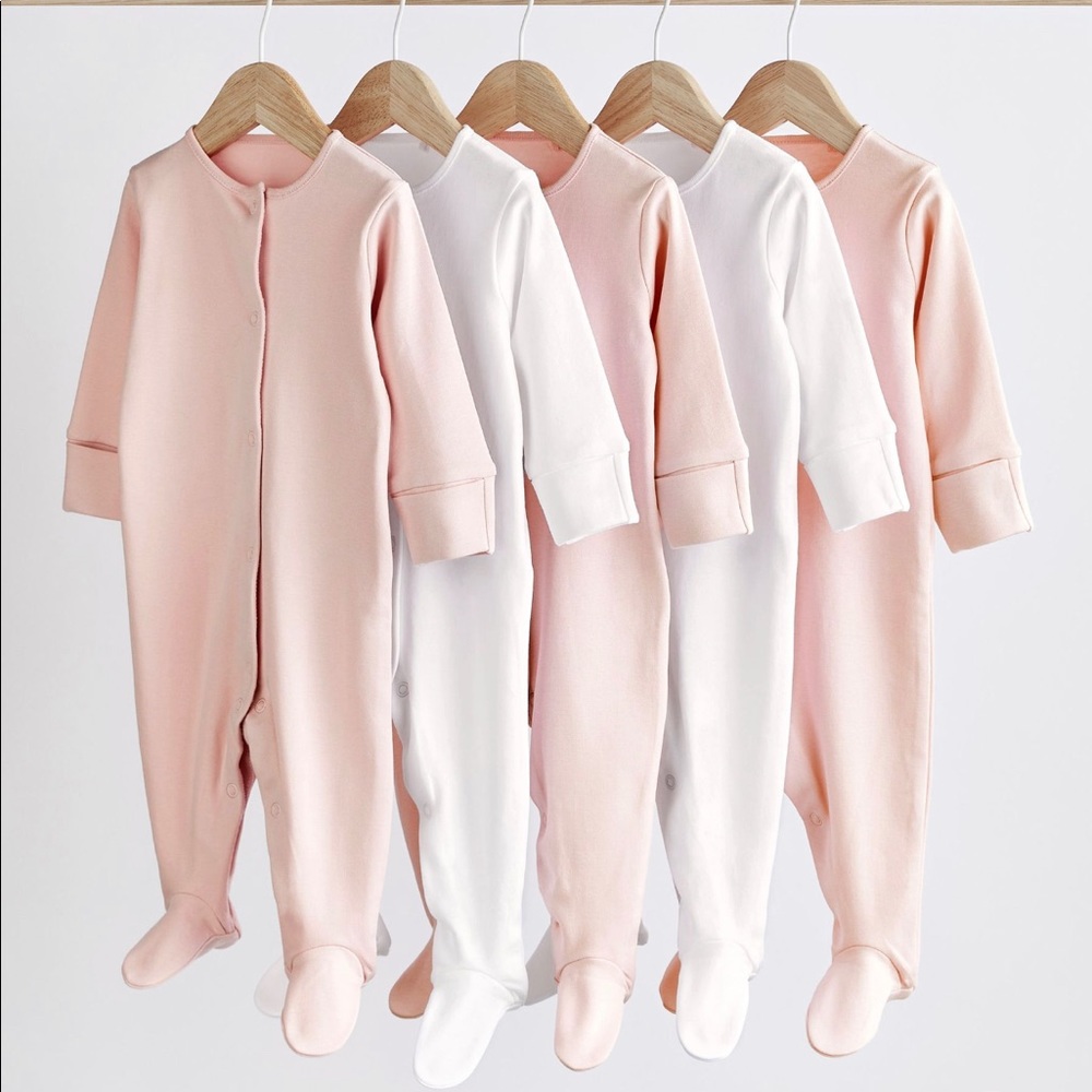 Baby girl newborn pajamas/ sleep suit/ romper